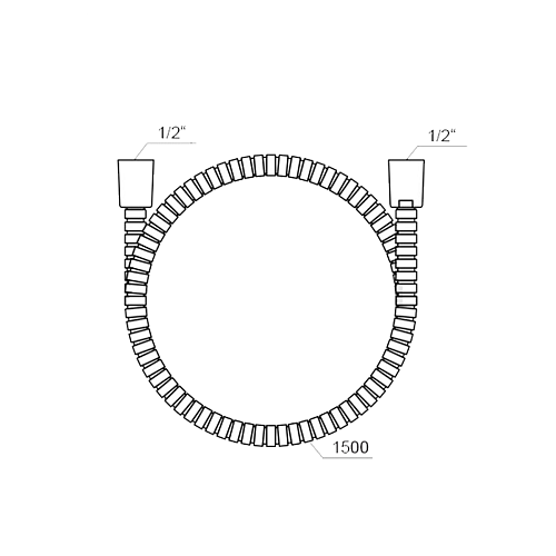 Душевой шланг Raiber RRG03