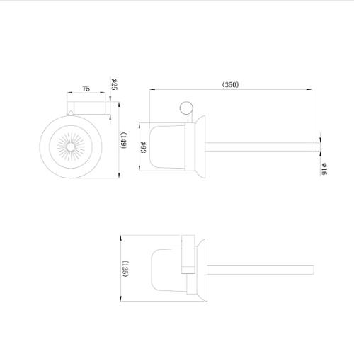 Խոզանակ.պատի ապ.RP-80009Raiber Prem.խր