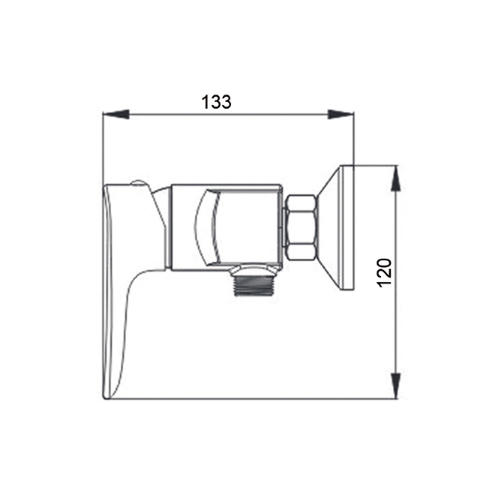 Ծորակ բաղնիքի Raiber Nova R2501 թաթիկով