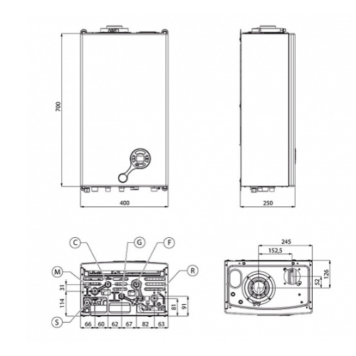 Կաթսա Minorca CTSF Mono