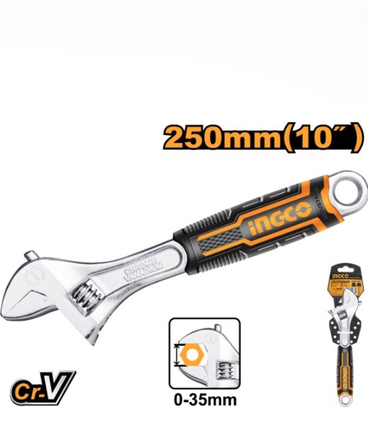 Բացվող բանալի ռետինե բռնակով 250մմ