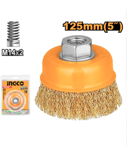 Մետաղական խոզանակ 125մմ 