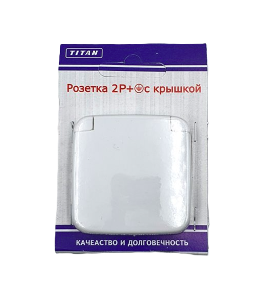 Վարդակ կափարիչով բեժ TITAN 2425