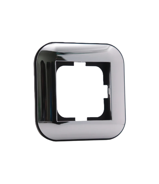 Շրջանակ վարդակի 1տ. OVIVO LOFT նիկել