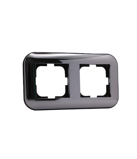 Շրջանակ վարդակի 2տ. OVIVO LOFT նիկել