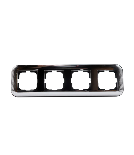 Շրջանակ վարդակի 4տ. OVIVO LOFT նիկել