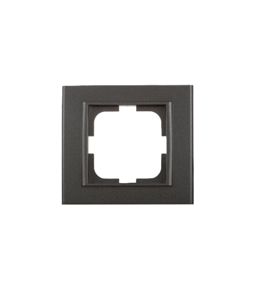 Վարդակի շրջանակ 1տ. սև OVIVO MINA