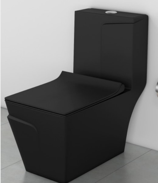 Զուգարան CAMILIA-1013 BLACK P TRAP MATT 