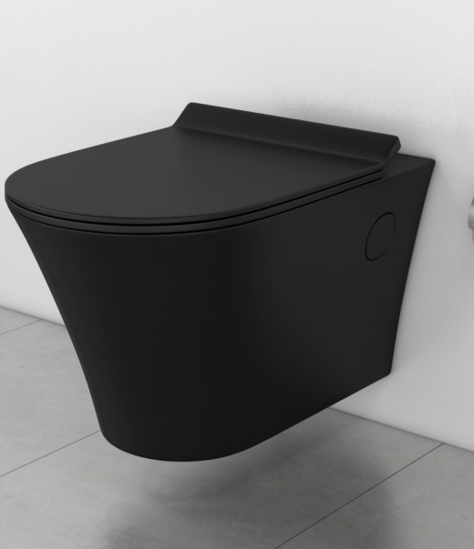 Զուգարան պատի TIPIT 2012 BLACK MATT 